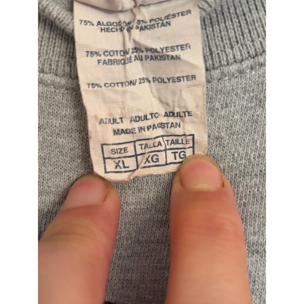 Delta Fleece Garfield 1978 Graphic Sweatshirt Gray Crewneck Mens XL Retro EUC - Picture 4 of 12
